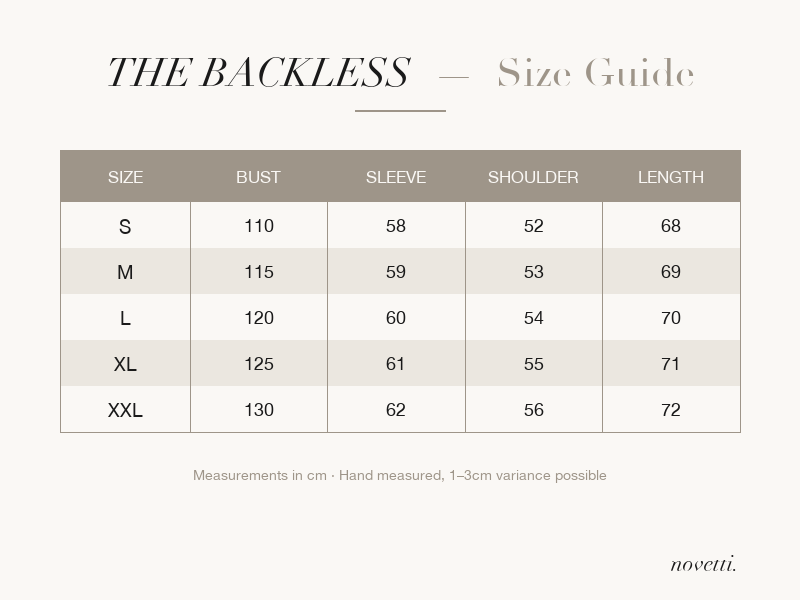 The Backless