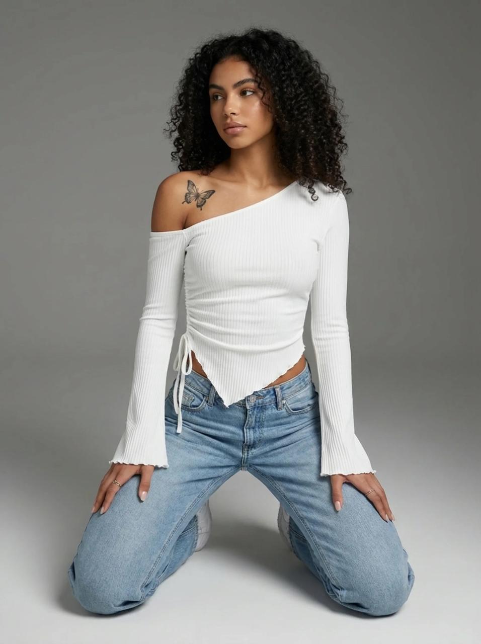 The Flutter — Flutter Sleeve Top | Novetti