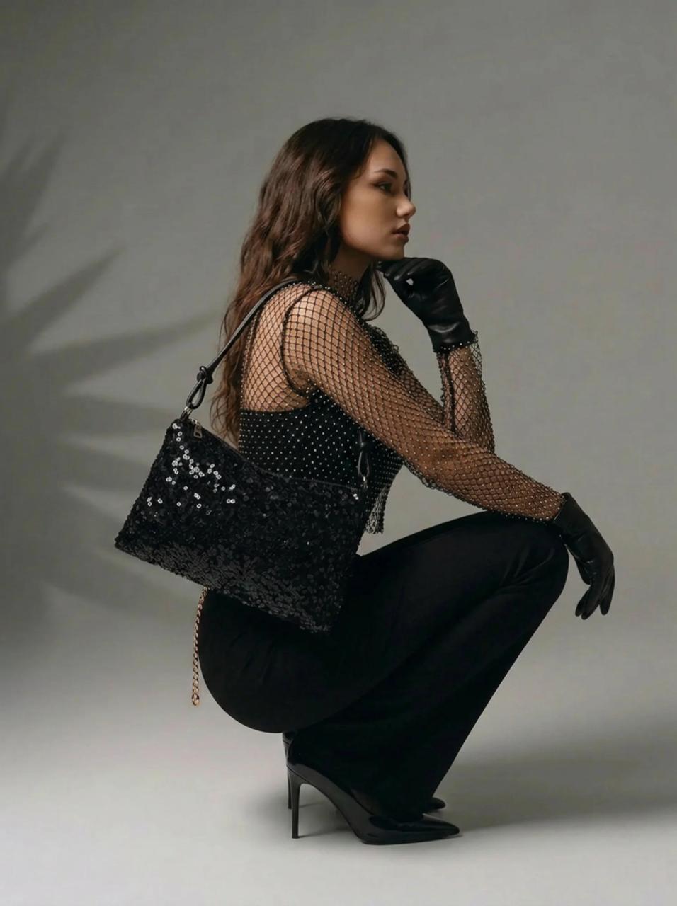 The Glitter — Sequin Evening Bag | Novetti